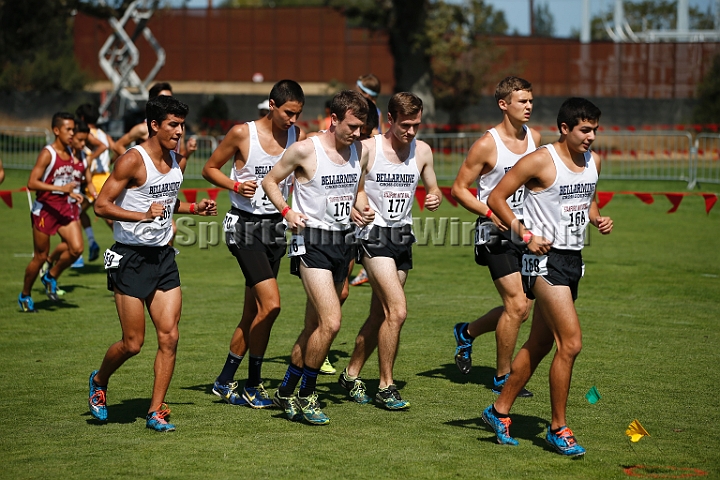 2014StanfordSeededBoys-306.JPG - Seeded boys race at the Stanford Invitational, September 27, Stanford Golf Course, Stanford, California.